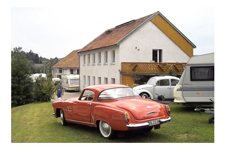 Firmenanzeige Auto Caravan Oldtimer Lehmann Karosseriebau GmbH