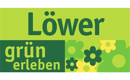 Firmenanzeige Löwer grün erleben Blumen