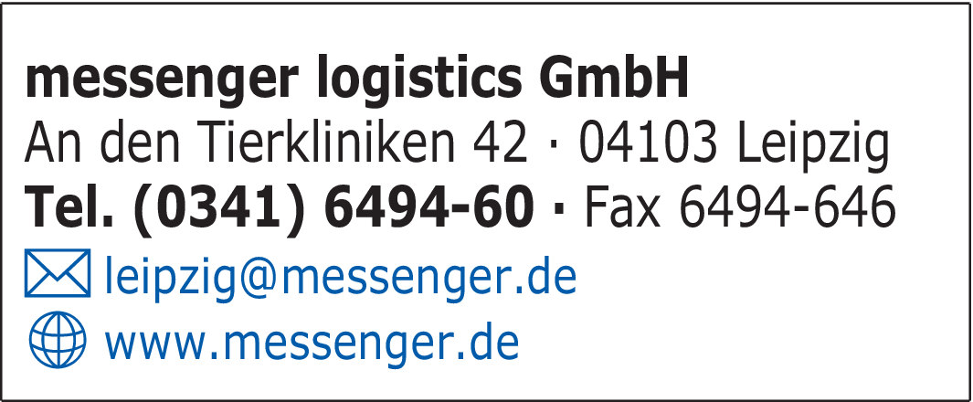 Firmenanzeige messenger logistics GmbH