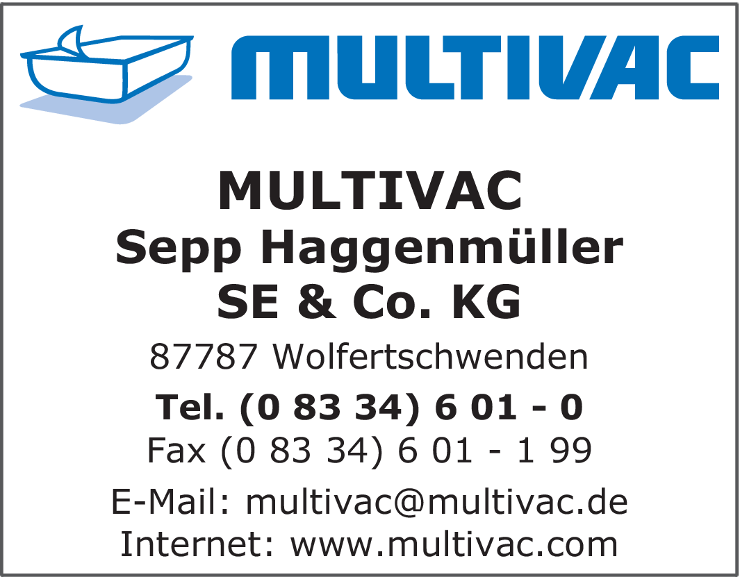 Firmenanzeige MULTIVAC Sepp Haggenmüller SE & Co. KG