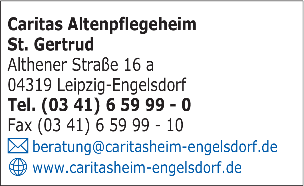 Firmenanzeige Caritas Altenpflegeheim St. Gertrud