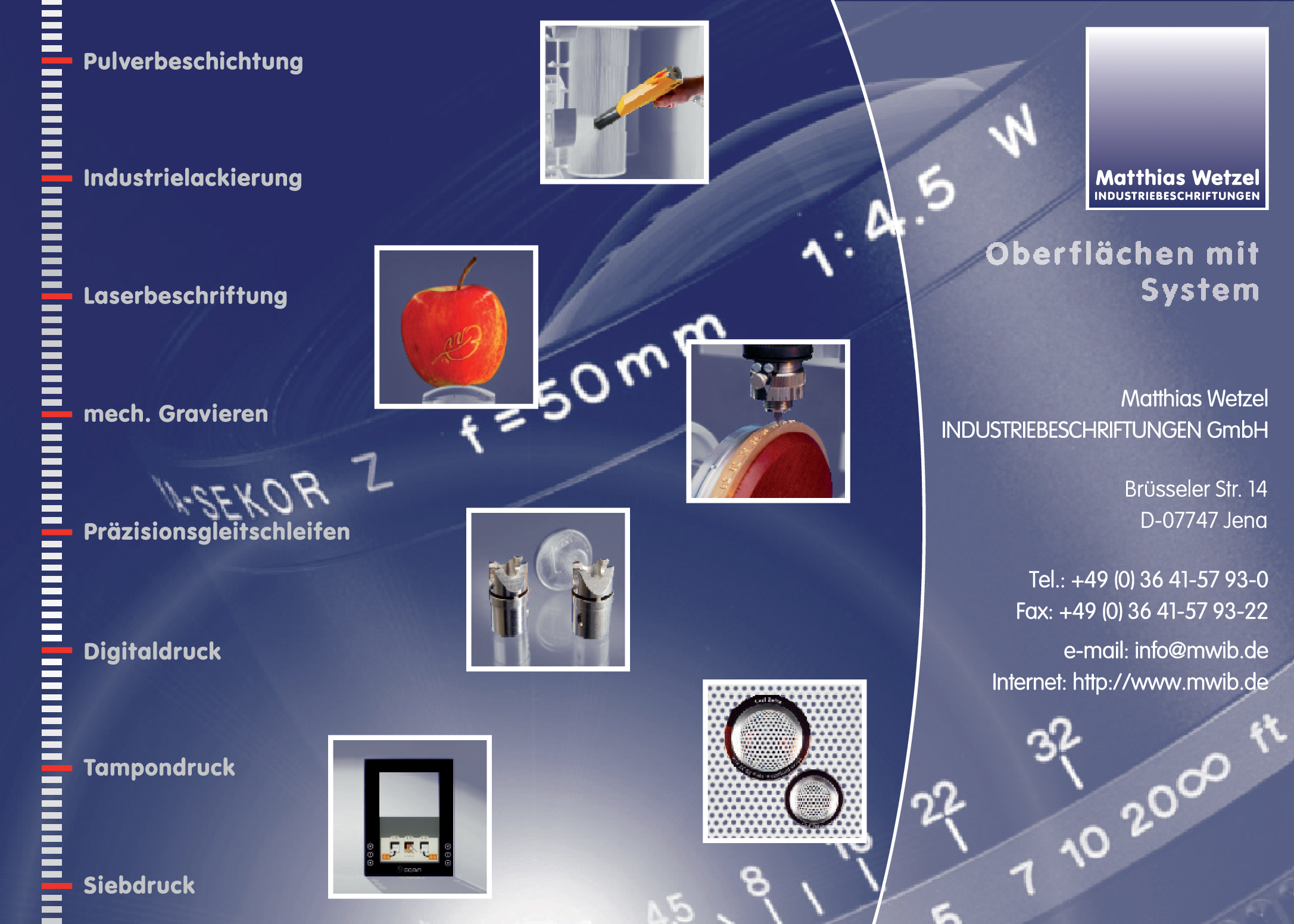 Firmenanzeige Matthias Wetzel Industriebeschriftungen GmbH