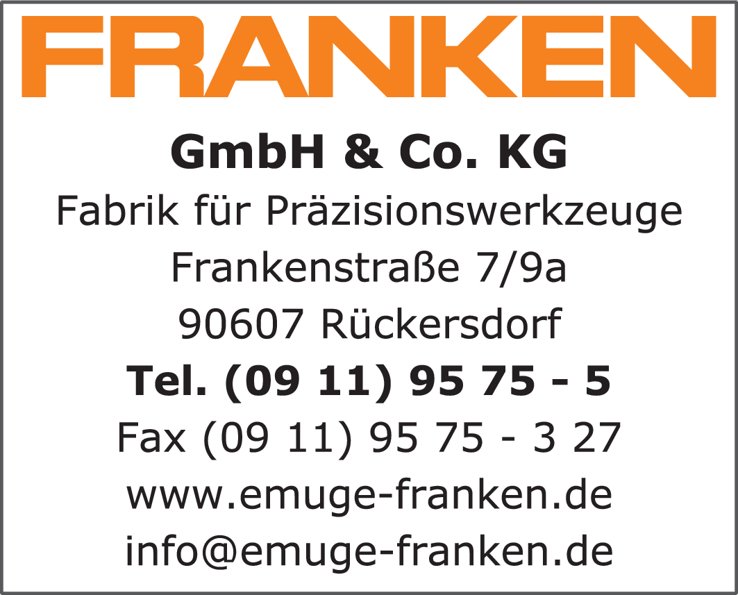Firmenanzeige FRANKEN GmbH & Co. KG