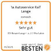 1a Autoservice Ralf Lange - werkenntdenBESTEN.de Qualitätssiegel