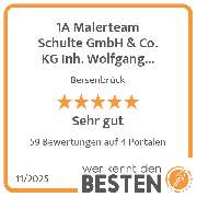 1A Malerteam Schulte GmbH & Co. KG Inh. Wolfgang Schulte - werkenntdenBESTEN.de Qualitätssiegel