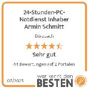 24-Stunden-PC-Notdienst Inhaber Armin Schmitt - werkenntdenBESTEN.de Qualitätssiegel