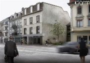 Boegli Kramp Architekten AG– Umbau und Aufstockung für Friedensgericht in Payerne (Schweiz) - 3D Architekturvisualisierung loomn, Gütersloh