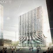 Buchner Bründler Architekten AG - Testplanung des Parkhausgebäudes der MCH Messe in Basel (Schweiz) - 3D Architekturvisualisierung loomn, Gütersloh
