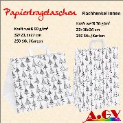 Papiertragetaschen mit Weihnachtsmotiv zum Vorbestellen - A.GV Grosshandel Tragetaschen & Geschenkverpackungen, JR. HU, Neuss