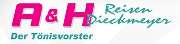 A & H Reisen Dieckmeyer Der Tönisvorster - Logo A & H Reisen Dieckmeyer Der Tönisvorster