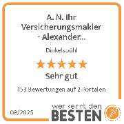 A. N. Ihr Versicherungsmakler - Alexander Nowakowski - werkenntdenBESTEN.de Qualitätssiegel