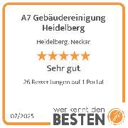 A7 Gebäudereinigung Heidelberg - werkenntdenBESTEN.de Qualitätssiegel