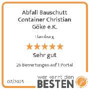 Abfall Bauschutt Container Christian Göke e.K. - werkenntdenBESTEN.de Qualitätssiegel