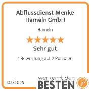 Abflussdienst Menke Hameln GmbH - werkenntdenBESTEN.de Qualitätssiegel