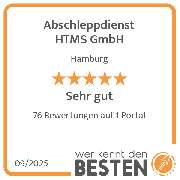 Abschleppdienst HTMS GmbH - werkenntdenBESTEN.de Qualitätssiegel