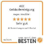 ACC Gebäudereinigung - werkenntdenBESTEN.de Qualitätssiegel