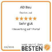 AD Bau - werkenntdenBESTEN.de Qualitätssiegel