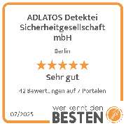 ADLATOS Detektei Sicherheitgesellschaft mbH - werkenntdenBESTEN.de Qualitätssiegel