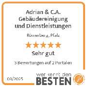 Adrian & C.A. Gebäudereinigung und Dienstleistungen - werkenntdenBESTEN.de Qualitätssiegel