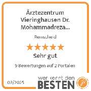 Ärztezentrum Vieringhausen Dr. Mohammadreza Mohammadi - werkenntdenBESTEN.de Qualitätssiegel