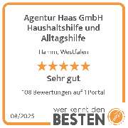 Agentur Haas GmbH Haushaltshilfe und Alltagshilfe - werkenntdenBESTEN.de Qualitätssiegel