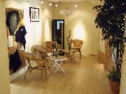 Akademie für Kampfkunst und Bewegung - Sitzecke: Vor und nach dem Training noch ein wenig beisammen sein.