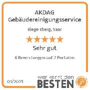 AKDAG Gebäudereinigungsservice - werkenntdenBESTEN.de Qualitätssiegel