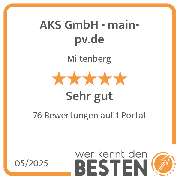 AKS GmbH - main-pv.de - werkenntdenBESTEN.de Qualitätssiegel