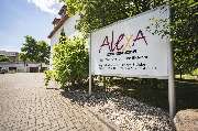 AlexA Seniorenresidenz Eisleben - Eingangsschild