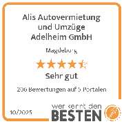Alis Autovermietung und Umzüge Adelheim GmbH - werkenntdenBESTEN.de Qualitätssiegel