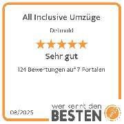 All Inclusive Umzüge - werkenntdenBESTEN.de Qualitätssiegel