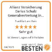 Allianz Versicherung Darius Schulz Generalvertretung  in Frankfurt am Main - Bockenheim - werkenntdenBESTEN.de Qualitätssiegel