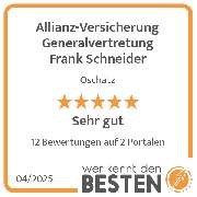 Allianz-Versicherung Generalvertretung Frank Schneider - werkenntdenBESTEN.de Qualitätssiegel