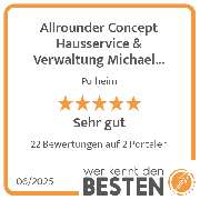 Allrounder Concept Hausservice & Verwaltung Michael Brandt - werkenntdenBESTEN.de Qualitätssiegel