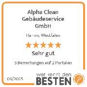 Alpha Clean Gebäudeservice GmbH - werkenntdenBESTEN.de Qualitätssiegel