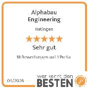 Alphabau Engineering - werkenntdenBESTEN.de Qualitätssiegel