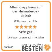 Altes Krupphaus auf der Heimaterde - airbnb - werkenntdenBESTEN.de Qualitätssiegel
