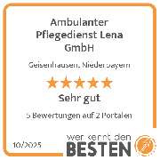Ambulanter Pflegedienst Lena GmbH - werkenntdenBESTEN.de Qualitätssiegel