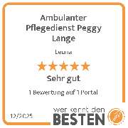 Ambulanter Pflegedienst Peggy Lange - werkenntdenBESTEN.de Qualitätssiegel