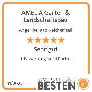 AMELIA Garten & Landschaftsbau - werkenntdenBESTEN.de Qualitätssiegel