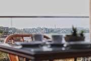 Amrum Residenz GmbH & Co. KG - Blick vom Balkon auf die Insel