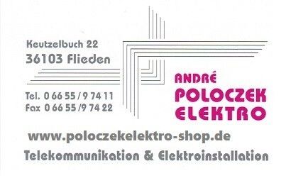 Andre Poloczek Elektro - Visitenkarte