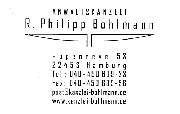 Anwaltskanzlei Bohlmann - Visitenkarte - Anwaltskanzlei Bohlmann