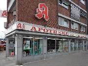 Apotheke am Barmbeker Bahnhof - Aussenansicht der Apotheke am Barmbeker Bahnhof