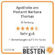 Apotheke am Postamt Barbara Thomas - werkenntdenBESTEN.de Qualitätssiegel