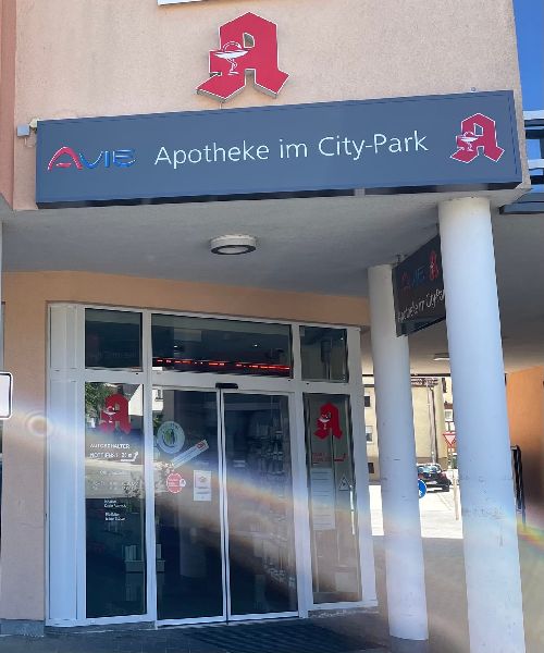 Apotheke im City-Park - Aussenansicht der Apotheke …