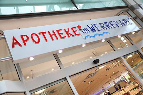 Apotheke im Werrepark - Aussenansicht der Apotheke …