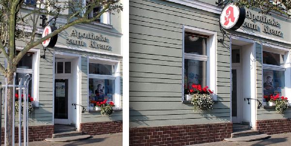 Apotheke zum Kreuz - Aussenansicht der Apotheke zu …