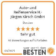 Auto- und Reifenservice H.-Jürgen Kirsch GmbH - werkenntdenBESTEN.de Qualitätssiegel
