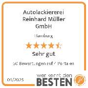 Autolackiererei Reinhard Müller GmbH - werkenntdenBESTEN.de Qualitätssiegel